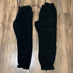 Black small joggers